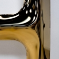 Zięta Drab Hanger wieszak/rzeźba wariant Drab Hanger kolor Heat Flamed Gold