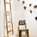 Zięta Drab Hanger wieszak/rzeźba wariant Drab Hanger kolor Heat Flamed Gold