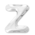Zięta Fidu Alphabet akcesoria/rzeźba wariant Litera Z kolor Inox Polished