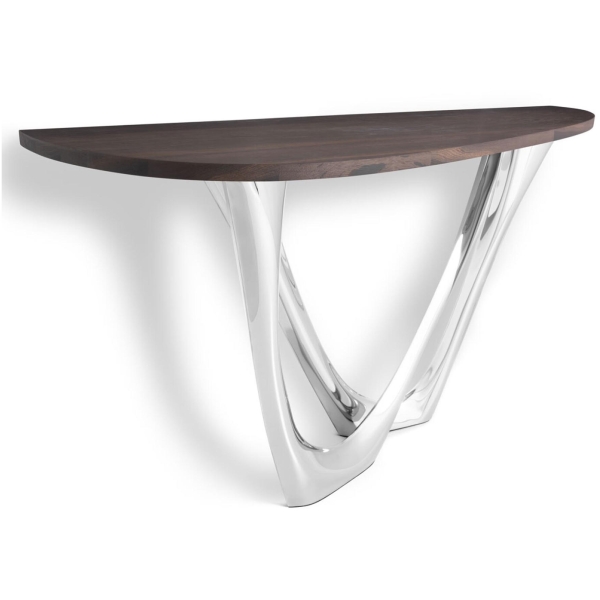 Zieta-G-Console-konsola-wariant-G-Console-Duo-Left-blat-Bog-Oak-nogi-Inox-Polished-2.jpg Zięta G-Console konsola wariant G-Console Duo Left blat Bog Oak nogi Inox Polished