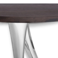 Zięta G-Console konsola wariant G-Console Duo Left blat Bog Oak nogi Inox Polished