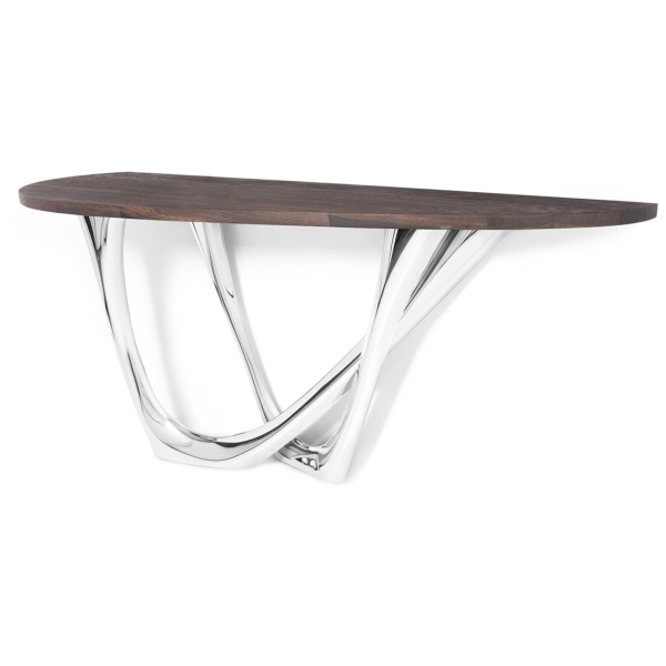 Zieta-G-Console-konsola-wariant-G-Console-Duo-Left-blat-Bog-Oak-nogi-Inox-Polished-6.jpg Zięta G-Console konsola wariant G-Console Duo Left blat Bog Oak nogi Inox Polished