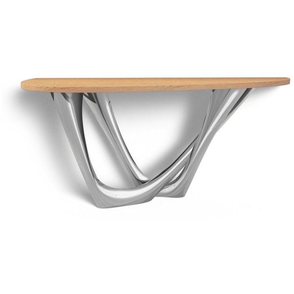 Zieta-G-Console-konsola-wariant-G-Console-Duo-Right-blat-Light-Oak-nogi-Inox-Brushed-1.jpg Zięta G-Console konsola wariant G-Console Duo Right blat Light Oak nogi Inox Brushed