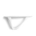 Zięta G-Console konsola wariant G-Console Mono Right blat White Matt 9010 nogi White Matt 9010