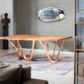 Zięta G-Table stół wariant G-Table blat Concrete No.3 nogi Graphite Grey Matt 7021