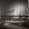 Zięta G-Table stół wariant G-Table blat Concrete No.3 nogi Graphite Grey Matt 7021
