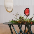 Zięta G-Table stół wariant G-Table blat Granite nogi Heat Cosmic Blue