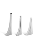 Zięta Leyki Vase wazon/rzeźba wariant Leyki Set kolor Inox Polished