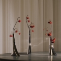 Zięta Leyki Vase wazon/rzeźba wariant Leyki Set kolor Inox Polished
