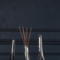 Zięta Leyki Vase wazon/rzeźba wariant Leyki Set kolor Inox Polished