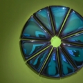 Zięta Nucleus lustro/rzeźba wariant Nucleus 600 kolor Inox Polished
