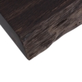 Zięta Parova Console konsola wariant Parova Console Mono blat Bog Oak nogi Inox Brushed