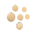 Zięta Pin Set rzeźba ścienna wariant Pin Set 6 kolor Heat Flamed Gold