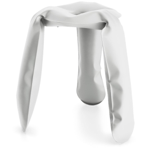 Zięta Plopp stołek wariant Plopp Standard kolor White Matt 9010 Aluminium