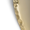Zięta Rondo Lustro rzeźba ścienna wariant Rondo 120 kolor Aurum Light Gold