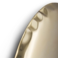 Zięta Rondo Lustro rzeźba ścienna wariant Rondo 120 kolor Aurum Light Gold