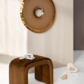 Zięta Rondo Lustro rzeźba ścienna wariant Rondo 120 kolor Aurum Light Gold