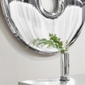 Zięta Rondo Lustro rzeźba ścienna wariant Rondo 75 kolor Inox Polished