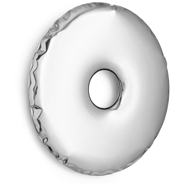 Zięta Rondo Lustro rzeźba ścienna wariant Rondo 95 kolor Inox Polished