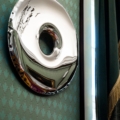 Zięta Rondo Lustro rzeźba ścienna wariant Rondo 95 kolor Inox Polished