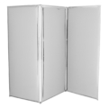 Zięta Sonar parawan/ rzeźbiarska ścianka działowa wariant Sonar kolor Inox Polished