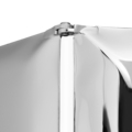 Zięta Sonar parawan/ rzeźbiarska ścianka działowa wariant Sonar kolor Inox Polished