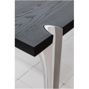 Zięta Stół Lagom stół wariant Lagom Table blat Dark Oak nogi Inox Brushed