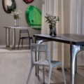 Zięta Stół Lagom stół wariant Lagom Table blat Dark Oak nogi Inox Brushed