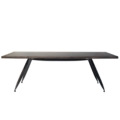 Zięta Stół Nogi stół wariant Nogi Table blat Smoked Oak nogi Black Glossy 9005
