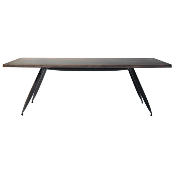 Zięta Stół Nogi stół wariant Nogi Table blat Smoked Oak nogi Black Glossy 9005