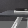 Zięta Stół Nogi stół wariant Nogi Table blat Smoked Oak nogi Black Glossy 9005