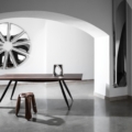 Zięta Stół Nogi stół wariant Nogi Table blat Smoked Oak nogi Black Glossy 9005