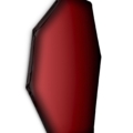 Zięta Tafla C lustro/rzeźba wariant Tafla C2 kolor Transitions Red Rubin