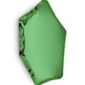 Zięta Tafla C lustro/rzeźba wariant Tafla C5 kolor Gradient Emerald