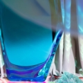 Zięta Tafla C lustro/rzeźba wariant Tafla C5 kolor Gradient Emerald