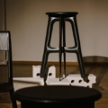 Zięta Ultraleggera Stool stołek wariant Ultraleggera Bar Stool kolor Anodic Black Aluminium