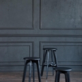Zięta Ultraleggera Stool stołek wariant Ultraleggera Bar Stool kolor Anodic Black Aluminium