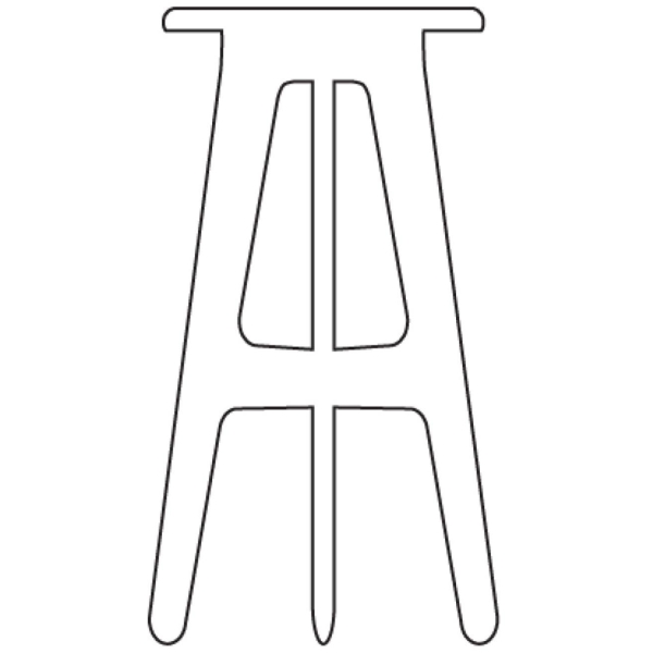 Zieta-Ultraleggera-Stool-stolek-wariant-Ultraleggera-Bar-Stool-kolor-Anodic-Black-Aluminium-rysunek-techniczny.jpg Zięta Ultraleggera Stool stołek wariant Ultraleggera Bar Stool kolor Anodic Black Aluminium