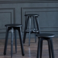 Zięta Ultraleggera Stool stołek wariant Ultraleggera Kitchen Stool kolor Anodic Black Aluminium