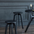 Zięta Ultraleggera Stool stołek wariant Ultraleggera Standard Stool kolor Anodic Black Aluminium