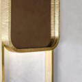 lampa ścienna Hessentia Nova 509 zaprojektowana przez Luca Erba, materiały: Metal, Lustro