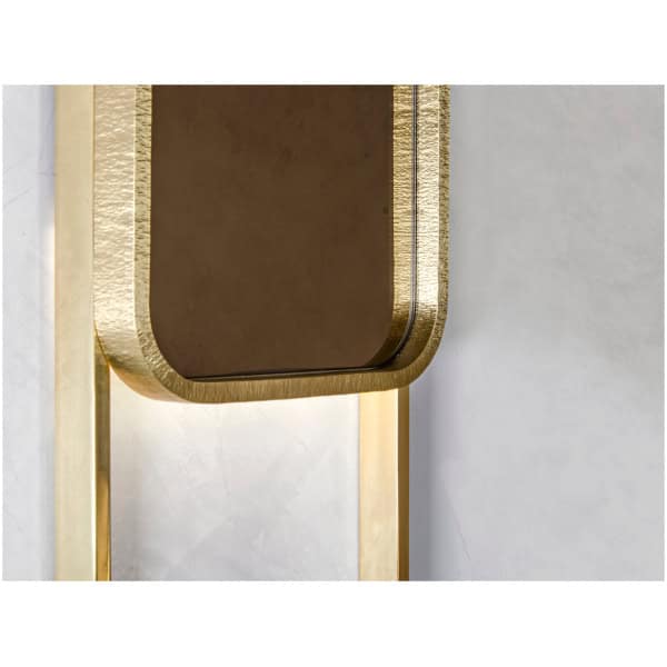 lampa-scienna-Hessentia-Nova-509-1 lampa ścienna Hessentia Nova 509 zaprojektowana przez Luca Erba, materiały: Metal, Lustro