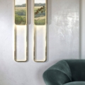 lampa ścienna Hessentia Nova 509 zaprojektowana przez Luca Erba, materiały: Metal, Lustro
