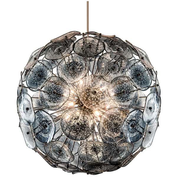 lampa wisząca Hessentia Richmond 517 zaprojektowana przez Claudio Cappellini, materiały: Szkło artystyczne, metal