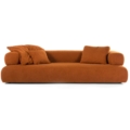 sofa Hessentia Cholet 549 zaprojektowana przez Claudio Cappellini, materiały: Tkanina, skóra