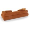 sofa Hessentia Cholet 549 zaprojektowana przez Claudio Cappellini, materiały: Tkanina, skóra