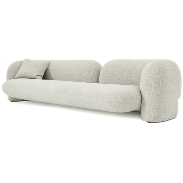 sofa-Hessentia-Gio-283-2 sofa Hessentia Gio 283 zaprojektowana przez Luca Erba, materiały: Tkanina, skóra