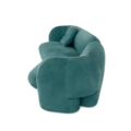 sofa Hessentia Gio 284 zaprojektowana przez Luca Erba, materiały: Tkanina, skóra