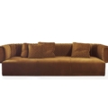 sofa Hessentia Hug 286 zaprojektowana przez Luca Erba, materiały: Tkanina, skóra