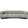 sofa Hessentia Kiro 567 zaprojektowana przez Luca Erba, materiały: Tkanina, skóra, drewno